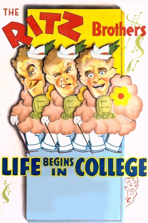 Poster Life Begins in College 1937