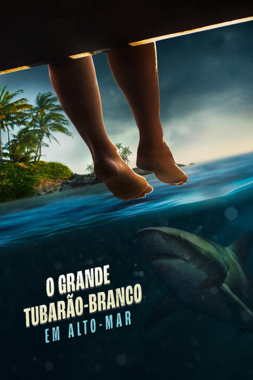 O Grande Tubarão Branco em Alto-Mar poster