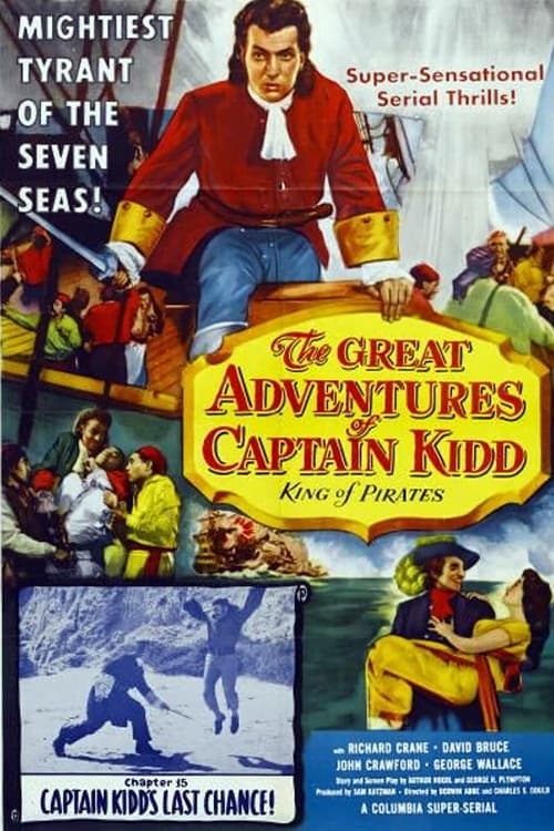 The Great Adventures of Captain Kidd (1953) poster