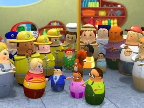 Escena del episodio 21 de la temporada 1 de la serie Higglytown Heroes