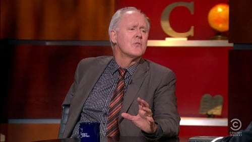 Escena del episodio 2 de la temporada 8 de la serie The Colbert Report