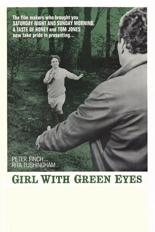 Grootschalige poster van Girl with Green Eyes