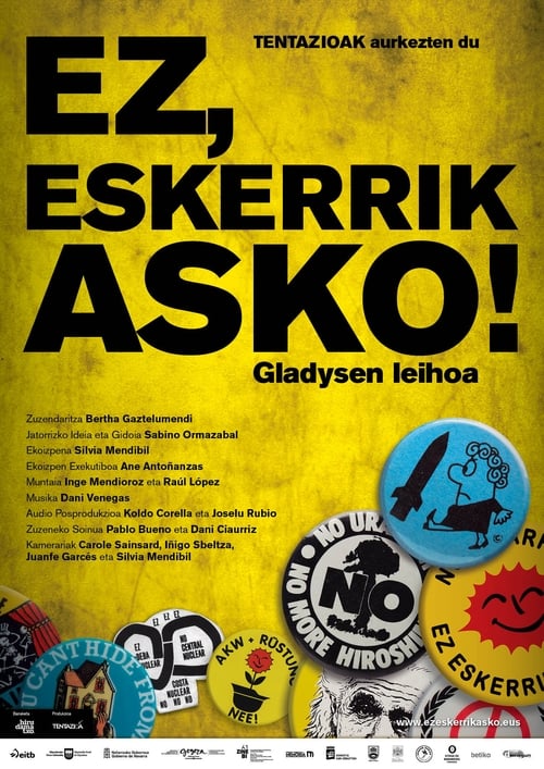 Poster Ez, eskerrik asko! Gladysen leihoa 2019