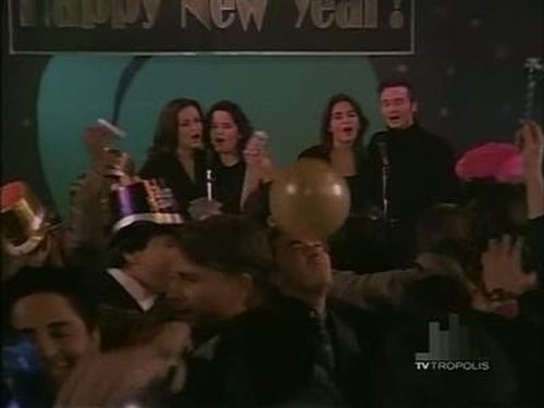 Escena del episodio 16 de la temporada 6 de la serie Beverly Hills, 90210
