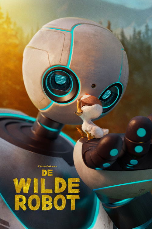 De wilde robot (2024) - Movie Poster