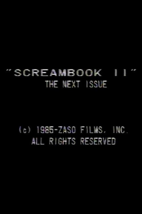 Screambook II (1985) poster