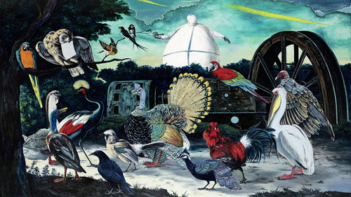 Shocking Dreams in the Circus Backdrop Blur