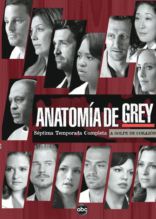Póster de la temporada 7 de la serie Anatomía de Grey