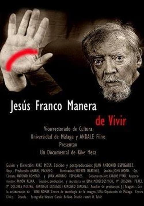 Poster Jesús Franco, manera de vivir 2007