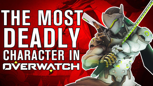 Behind Genji in Overwatch