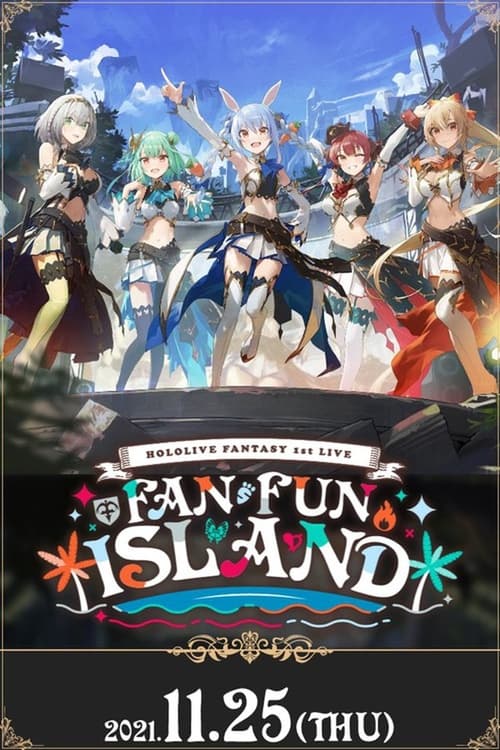Poster Hololive Fantasy 1st Live Fan Fun Island 2021