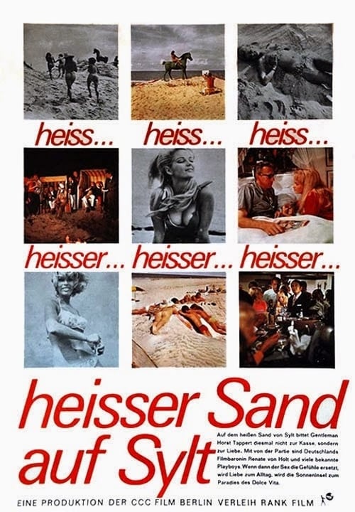 Heißer Sand auf Sylt poster