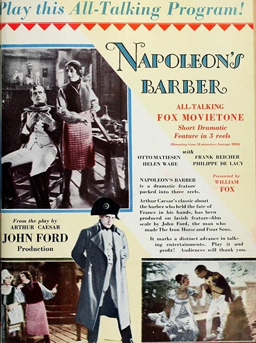 Napoleon's Barber movie poster player