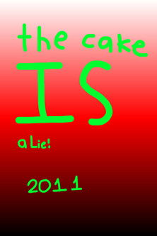 The Cake is a Lie! Poster