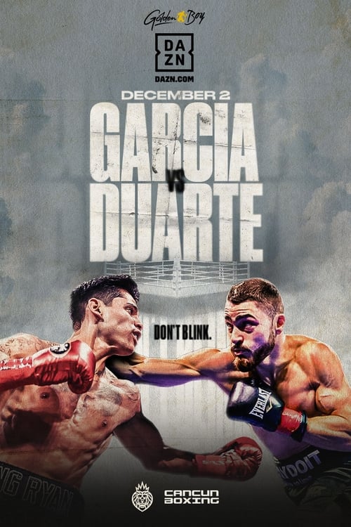 International superstar “King” Ryan Garcia (23-1, 19 KOs) makes his highly anticipated return to the ring in what will be a collision of knockout power against Oscar “La Migraña” Duarte (26-1-1, 21 KOs) of Parral, Mexico.