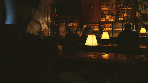 The Leaf Covered in Hoarfrost