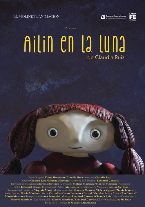 Ailín en la luna movie poster player