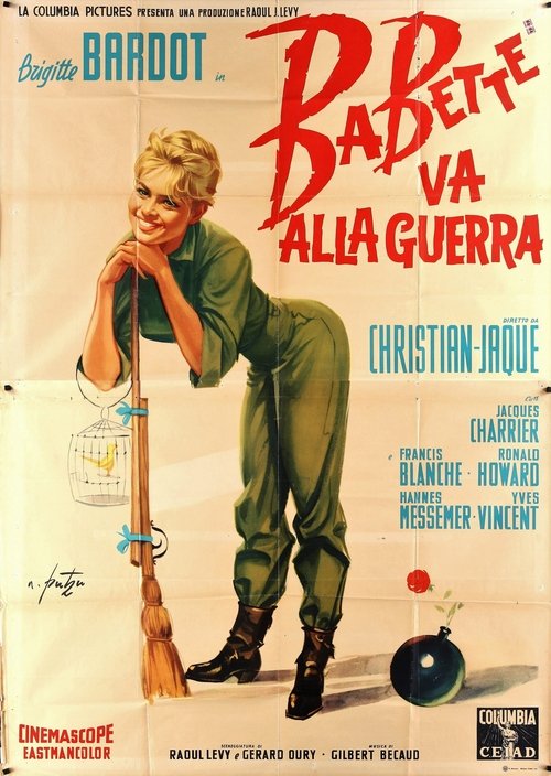 Babette va alla guerra movie poster player