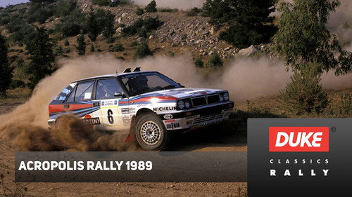 Acropolis Rally 1989 Backdrop Blur