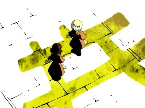 Escena del episodio 10 de la temporada 1 de la serie Requiem from the Darkness