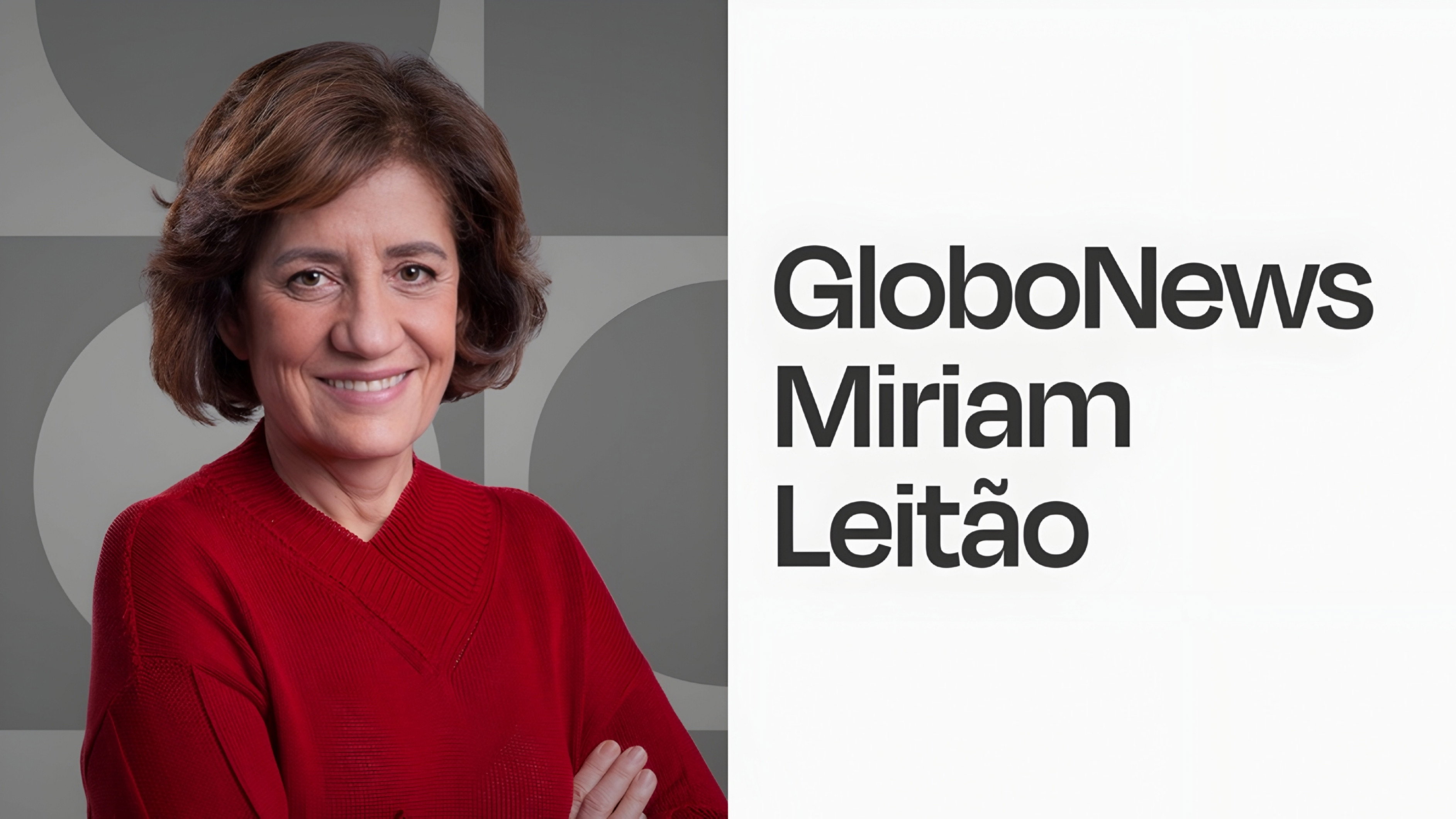 GloboNews Miriam Leitão's poster