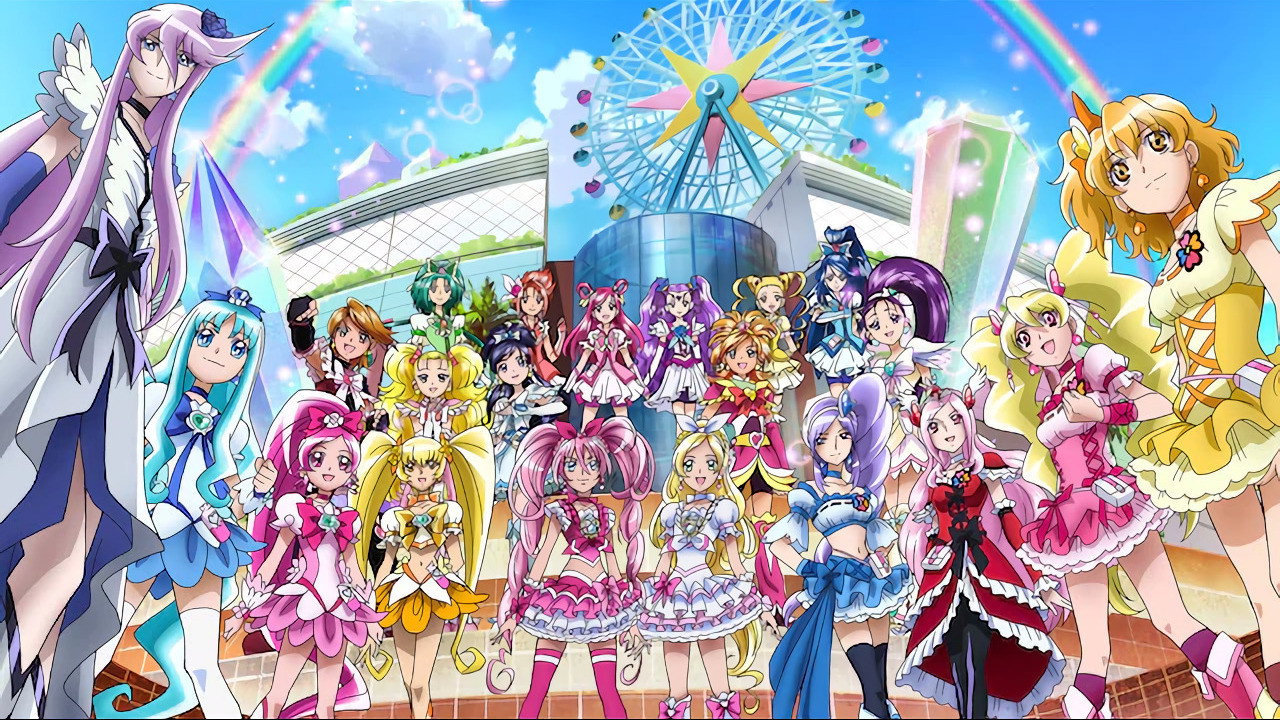 Pretty Cure All Stars DX3: Deliver the Future! The Rainbow-Colored Flower That Connects the World's poster