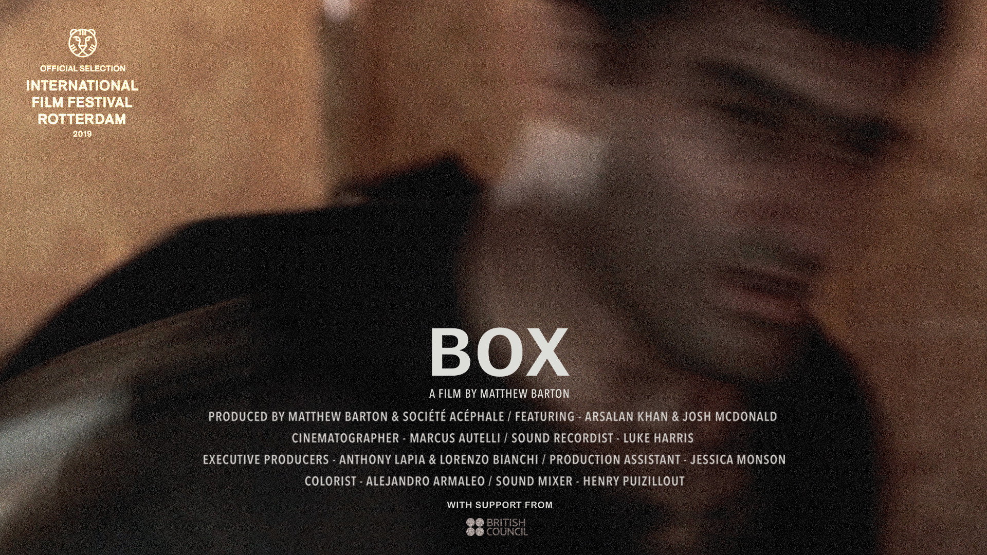 Box's poster