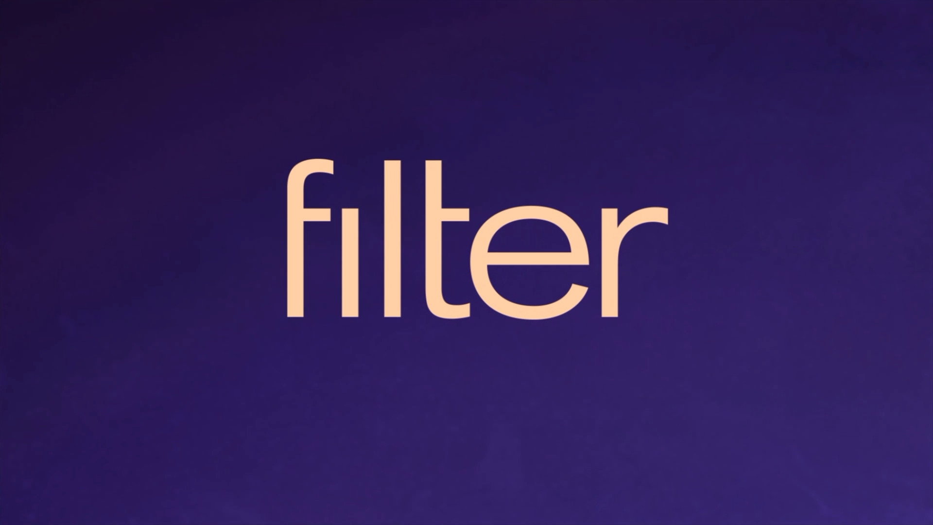Filter's poster