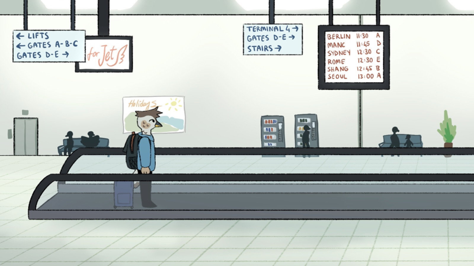 While I'm Away's poster