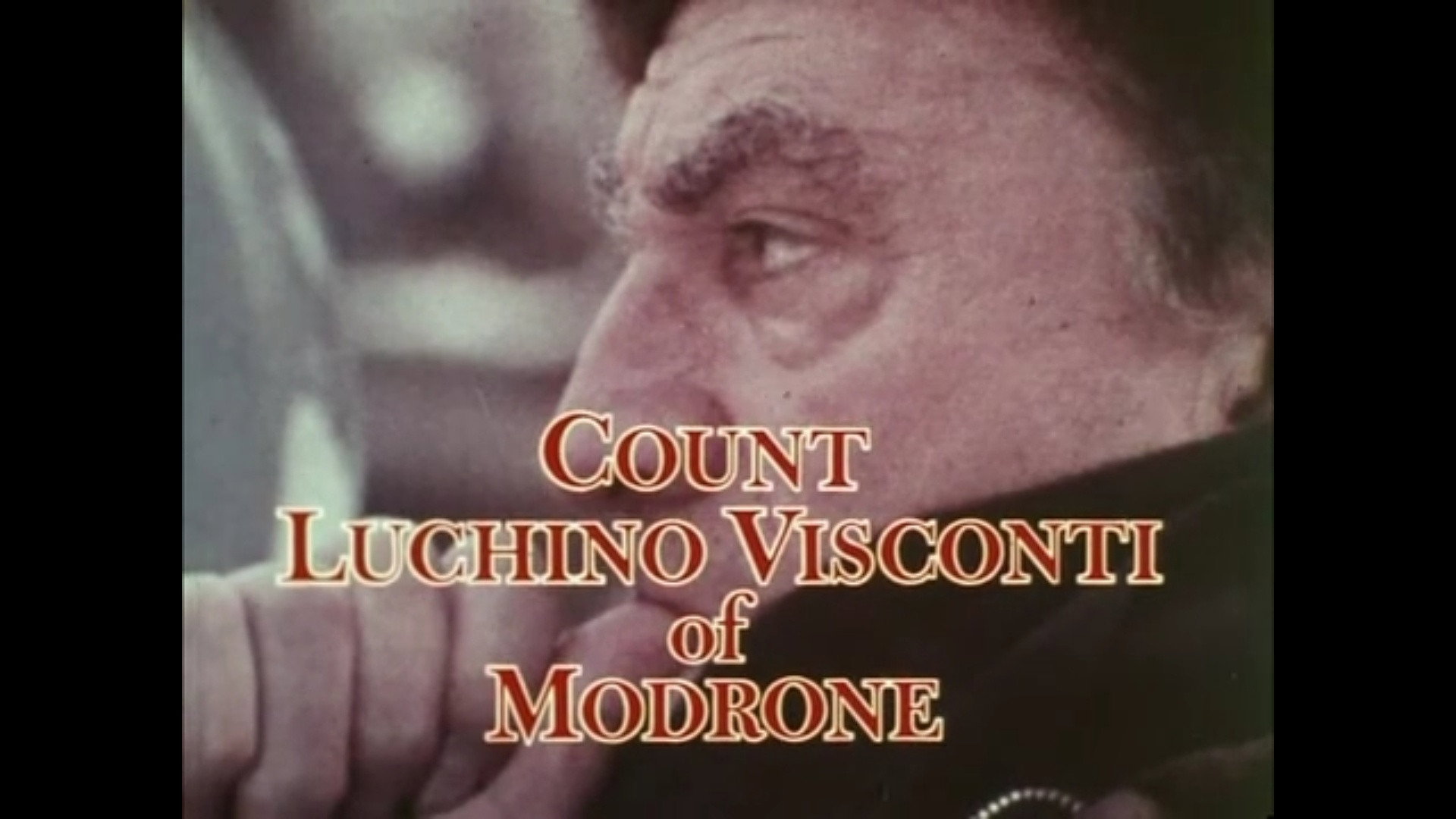 Bailey on Visconti's poster