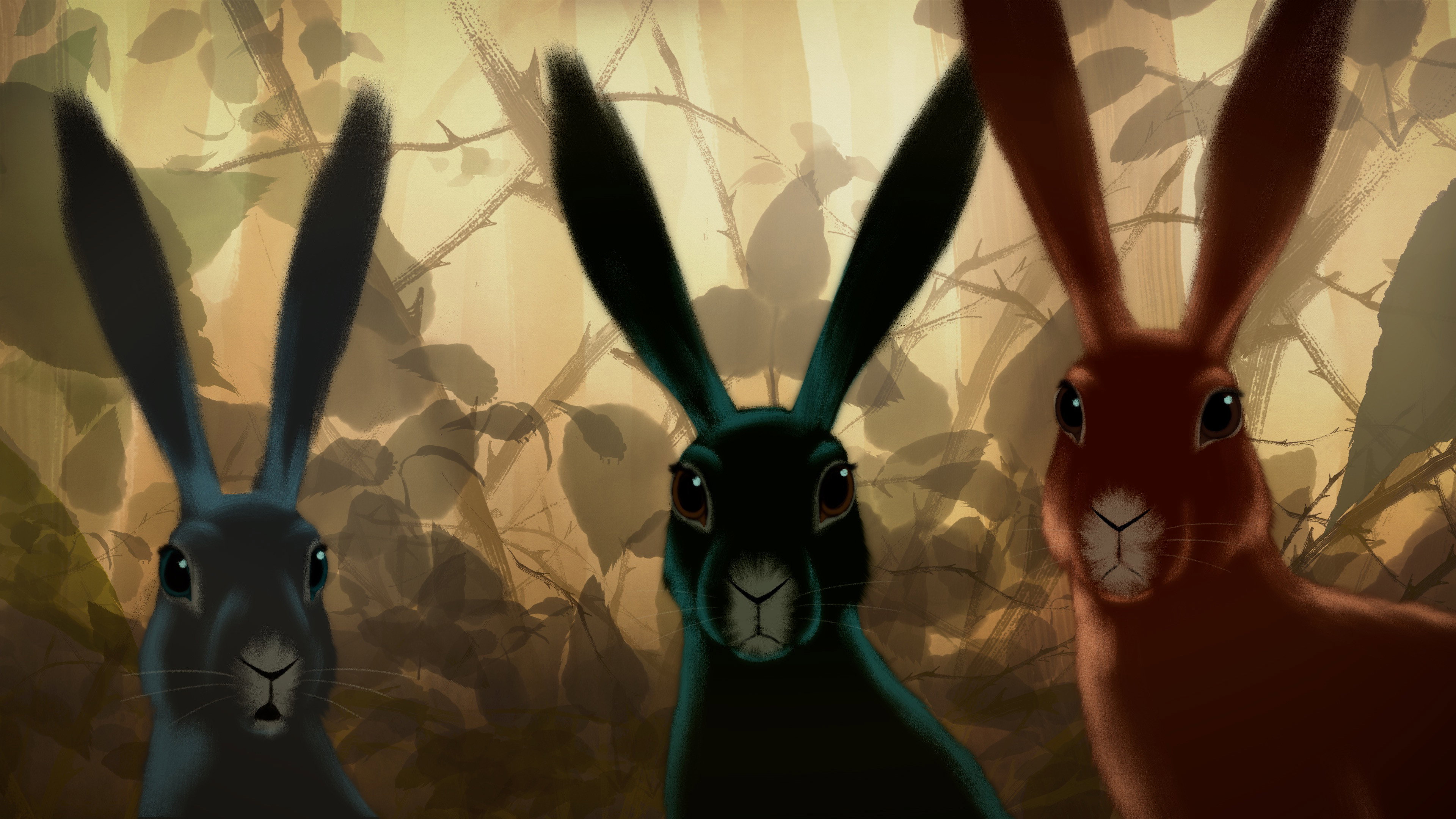 Three Hares's poster
