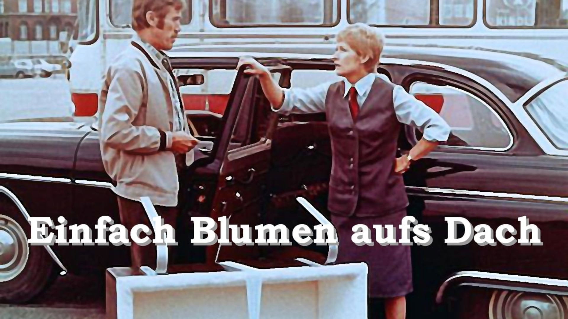 Einfach Blumen aufs Dach's poster