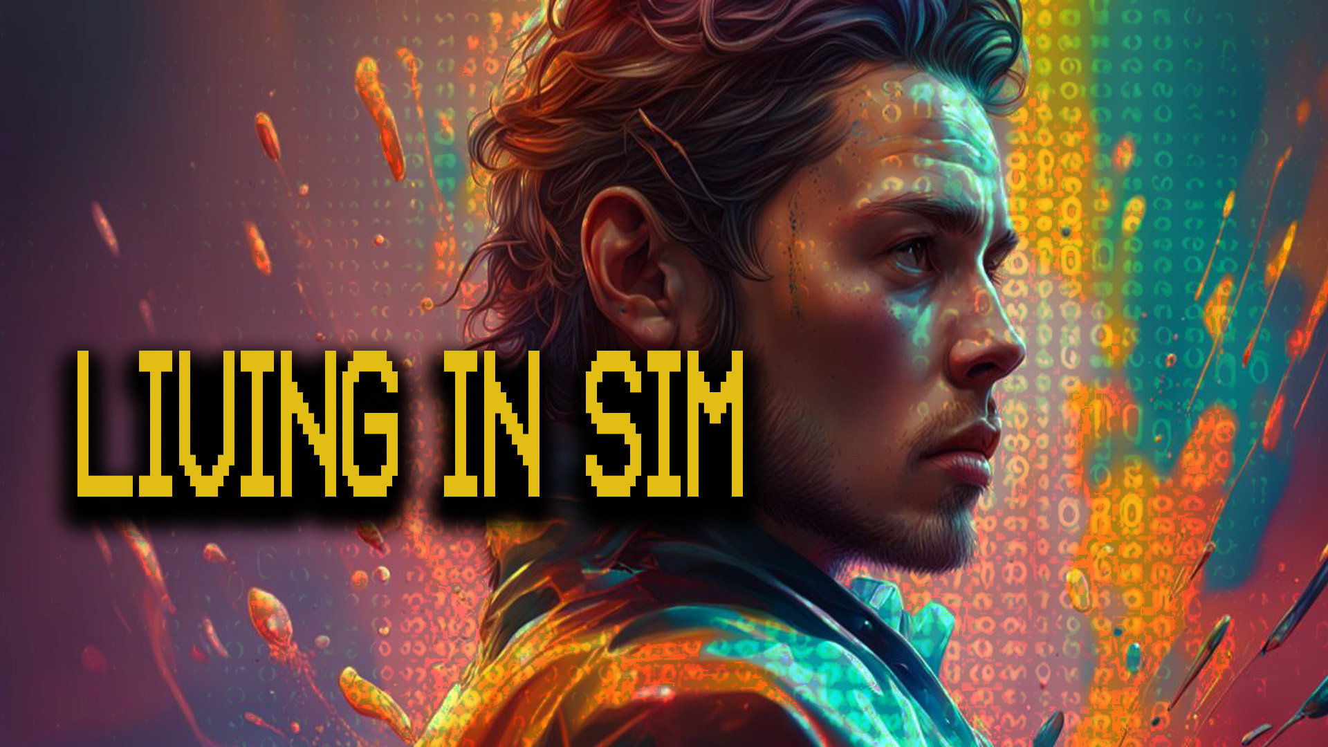 Living in Sim's poster