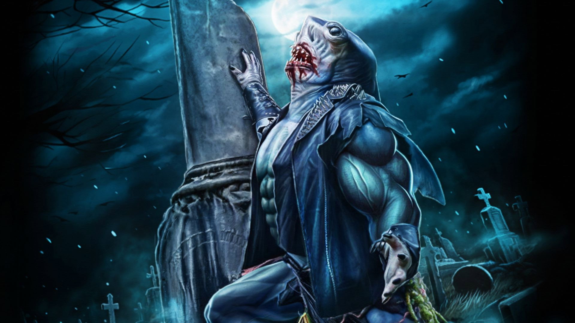 Graveyard Shark's poster