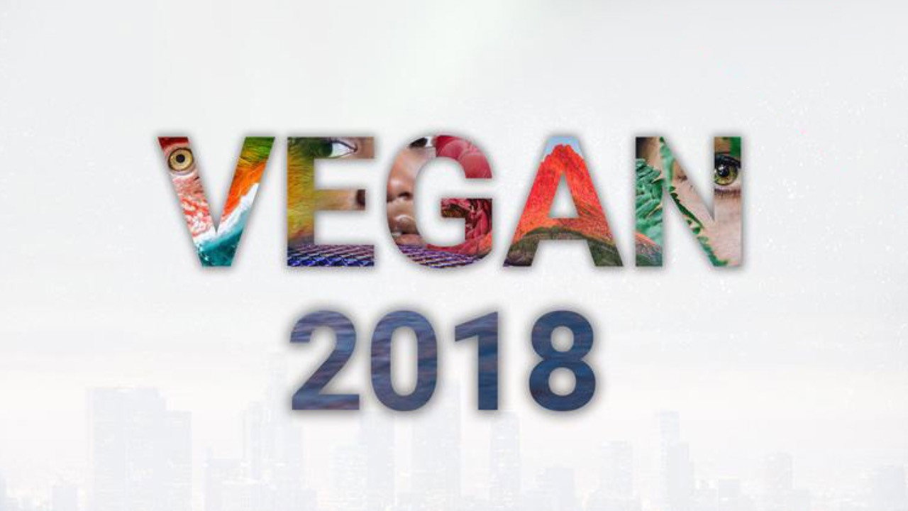 Vegan 2018's poster