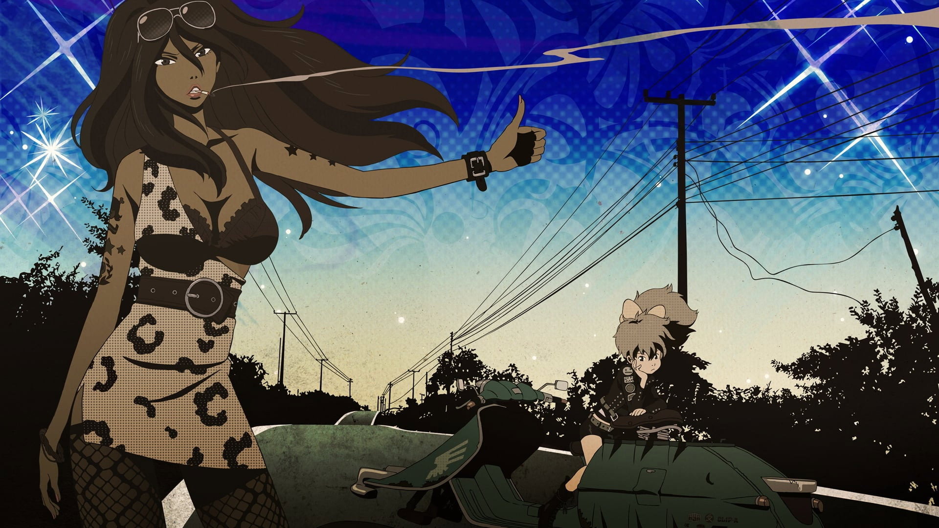 Michiko & Hatchin's poster