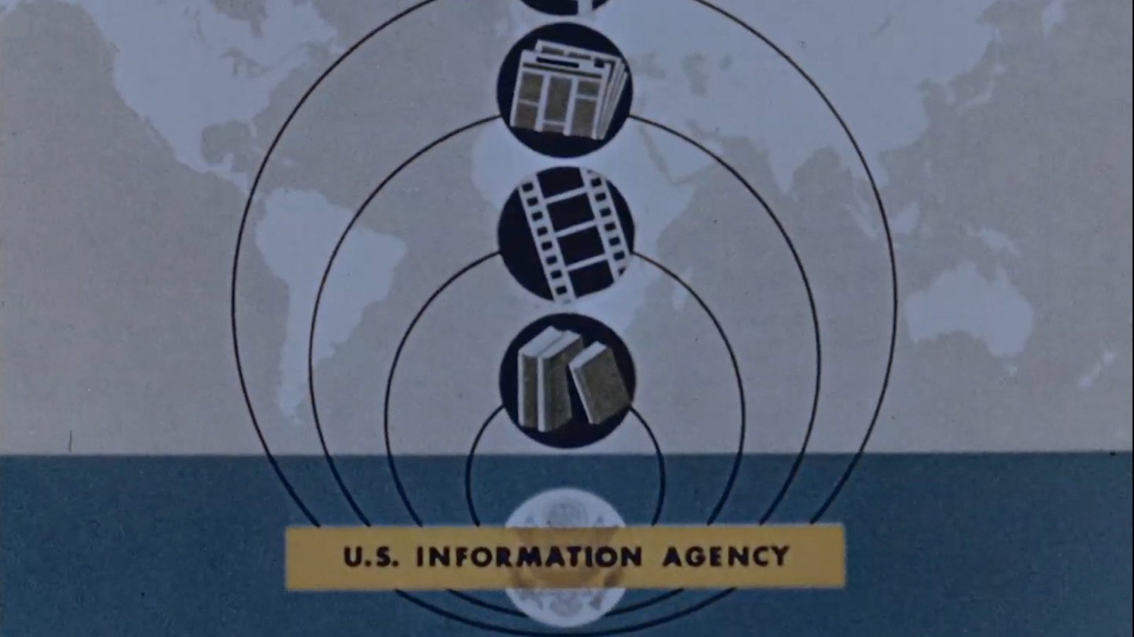 The U.S. Overseas Information Program's poster