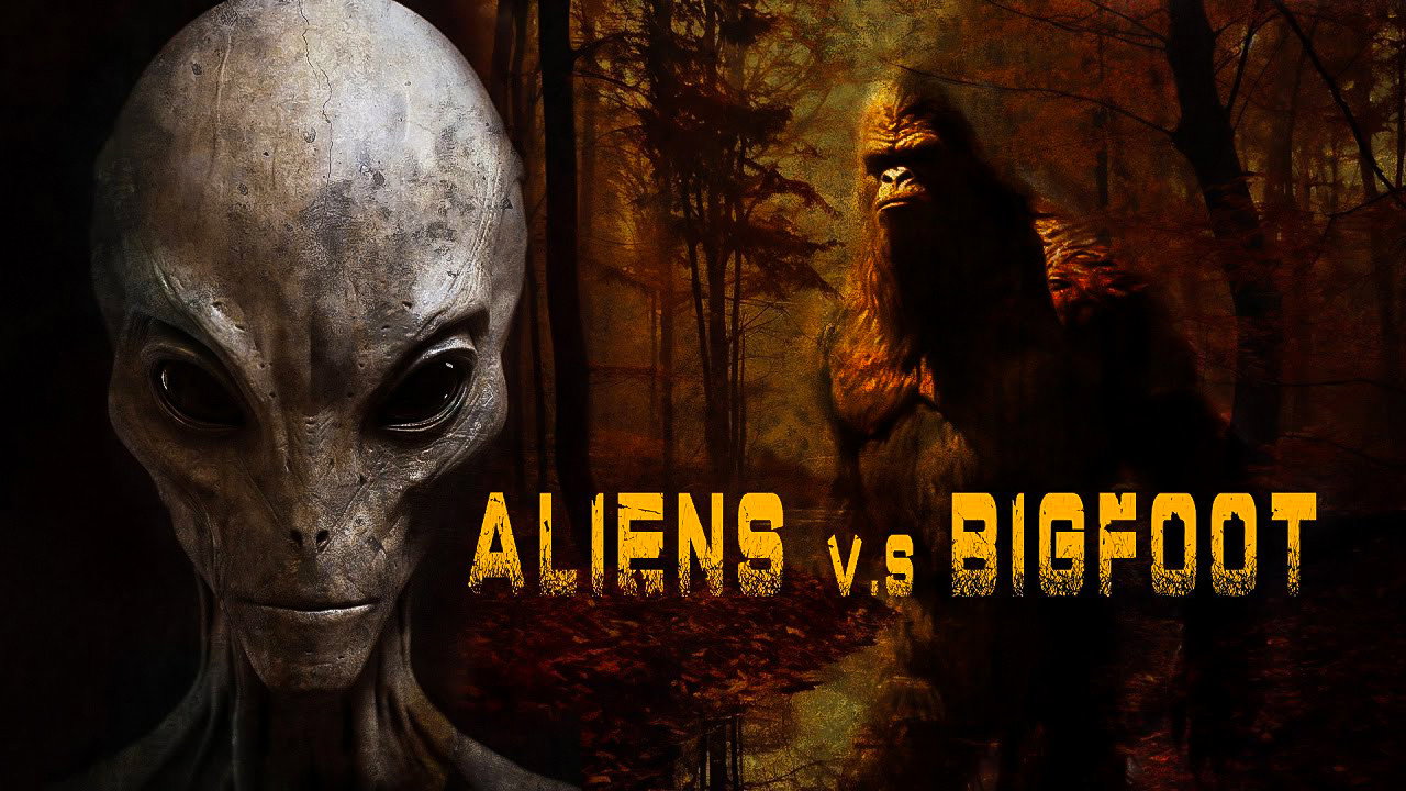 Aliens vs. Bigfoot's poster