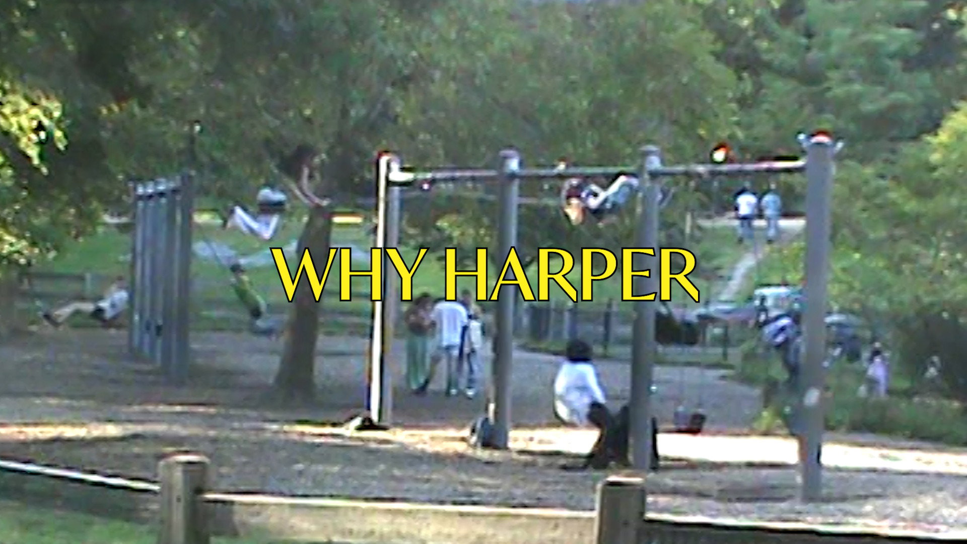 Why Harper's poster