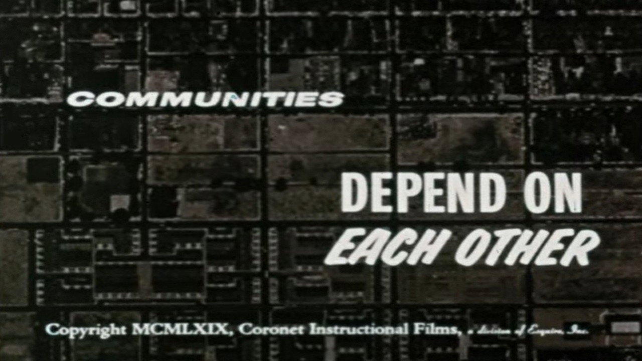Communities Depend On Each Other's poster