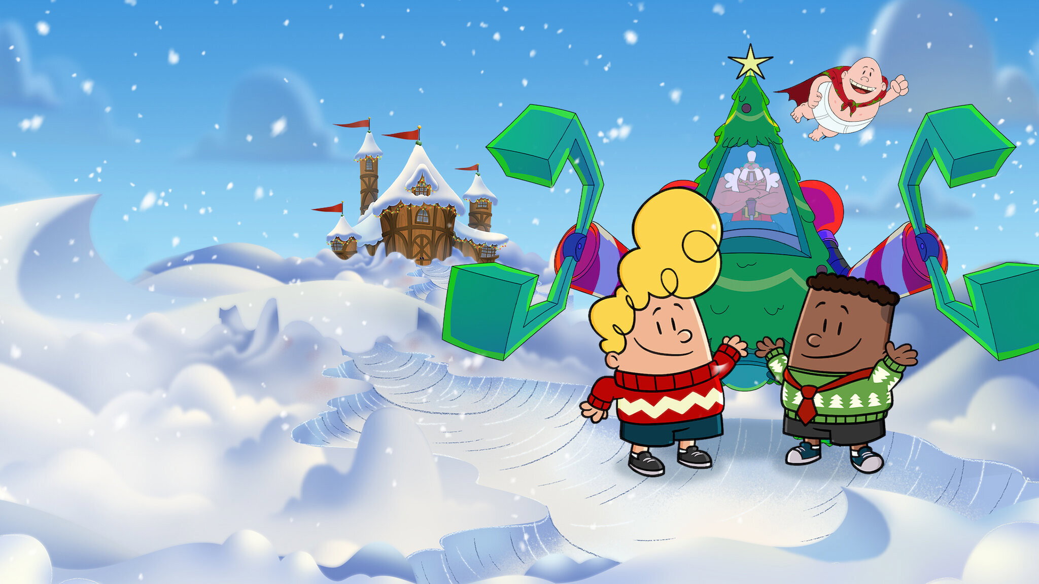 Captain Underpants Mega Blissmas's poster