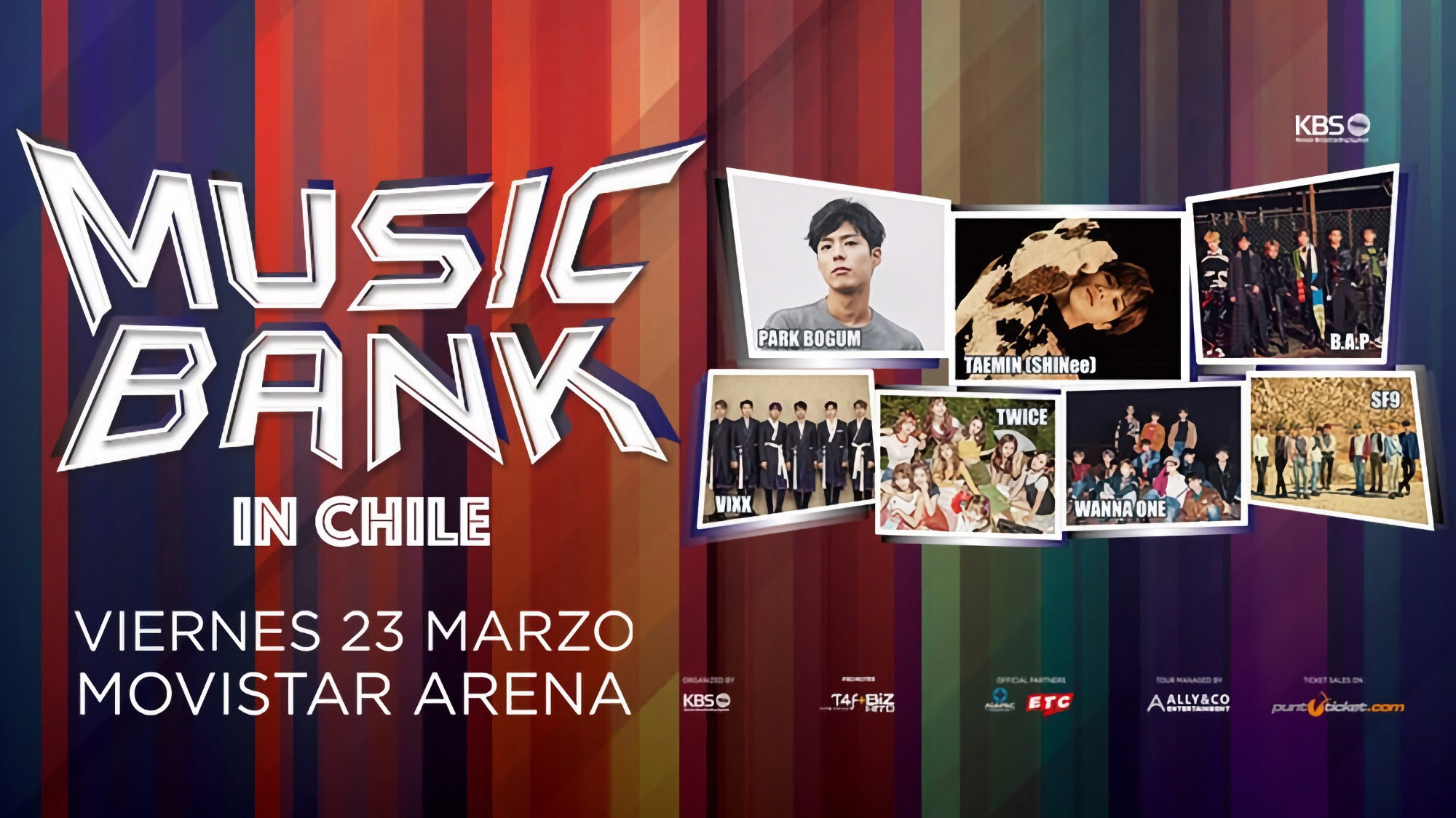 Music Bank in Chile 2018's poster