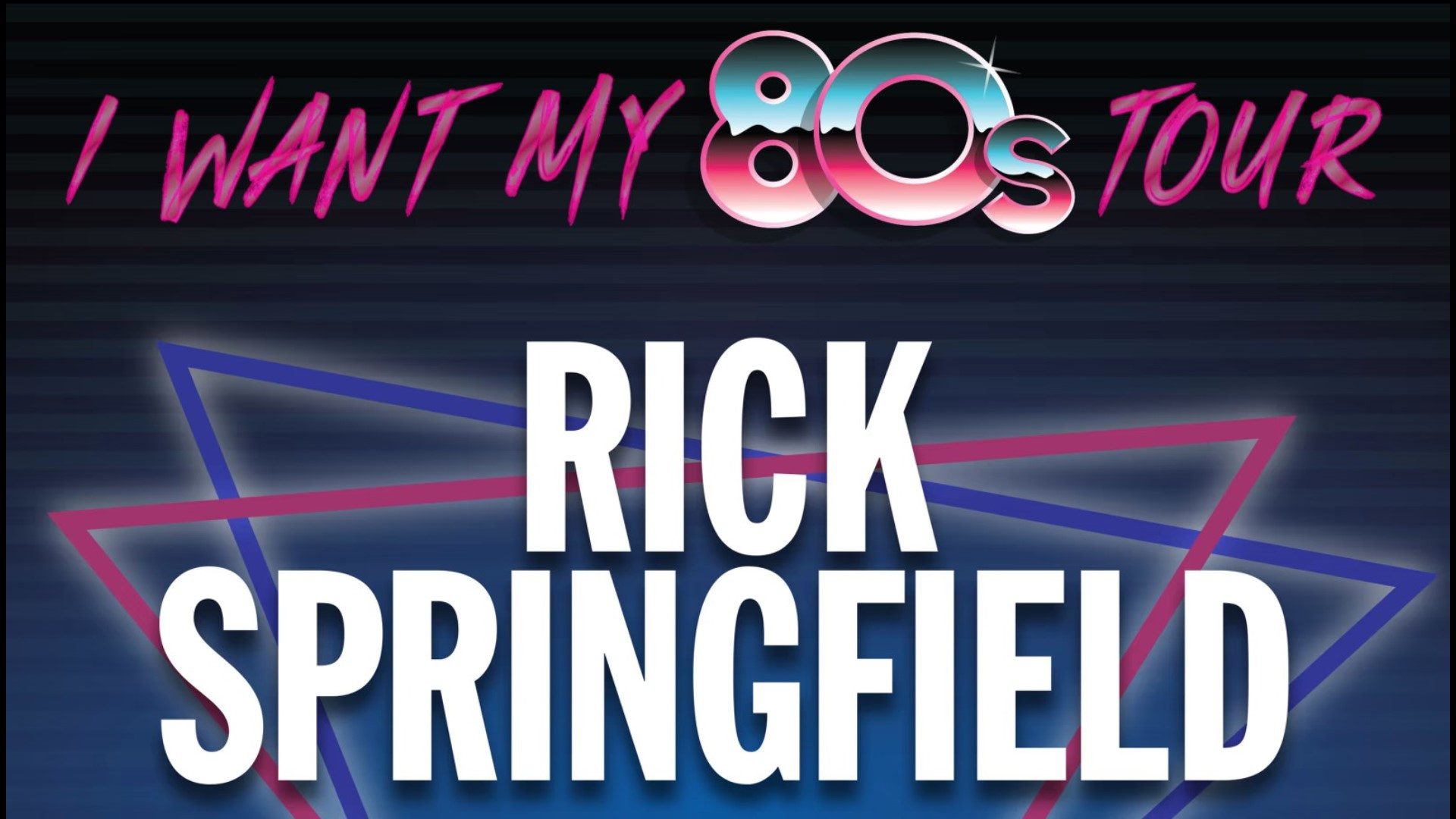 I Want My '80s Tour Live's poster