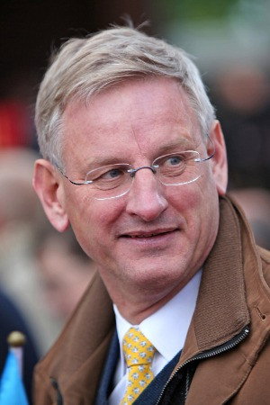 Carl Bildt's poster
