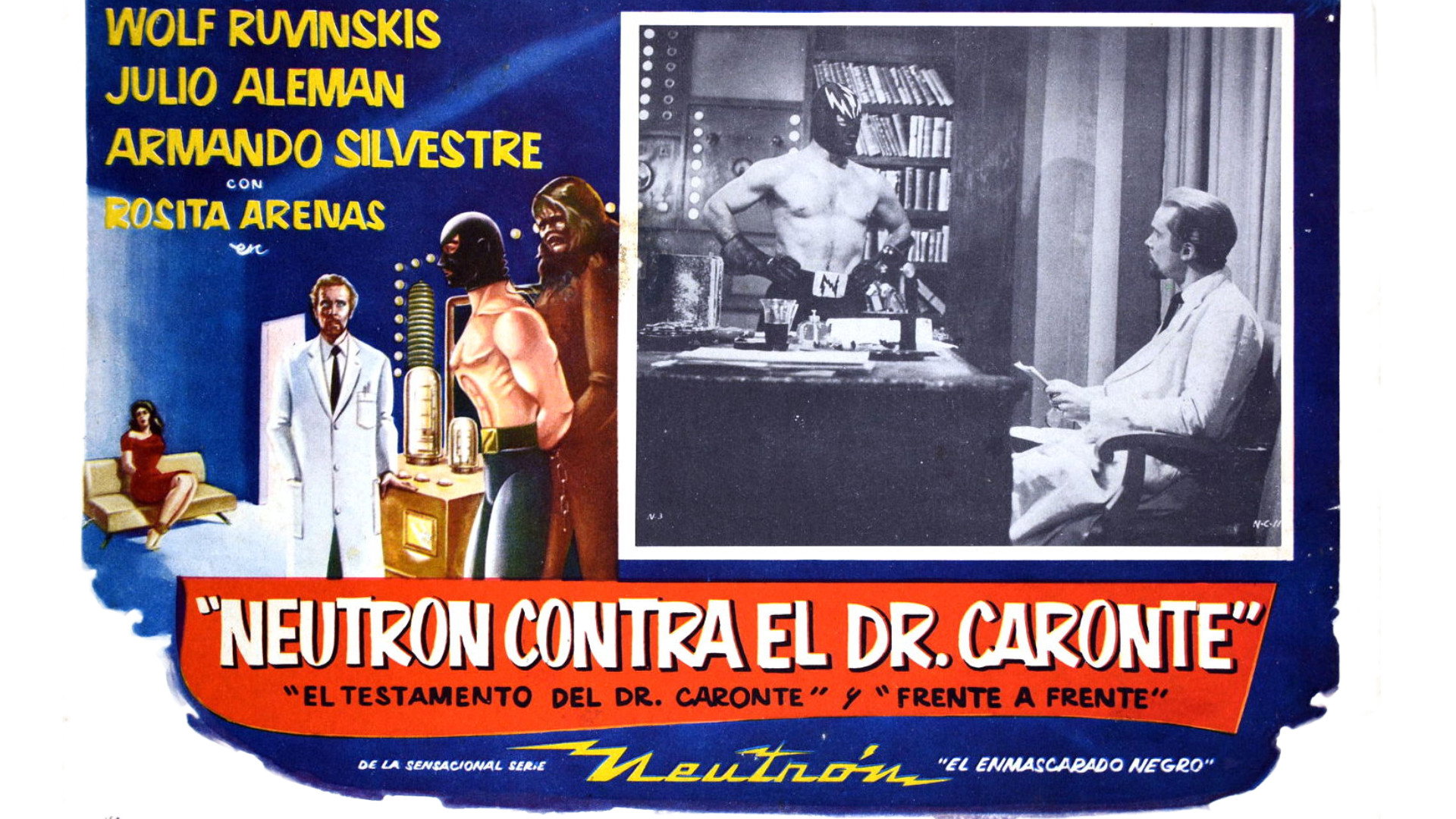 Neutron vs. Dr. Caronte's poster
