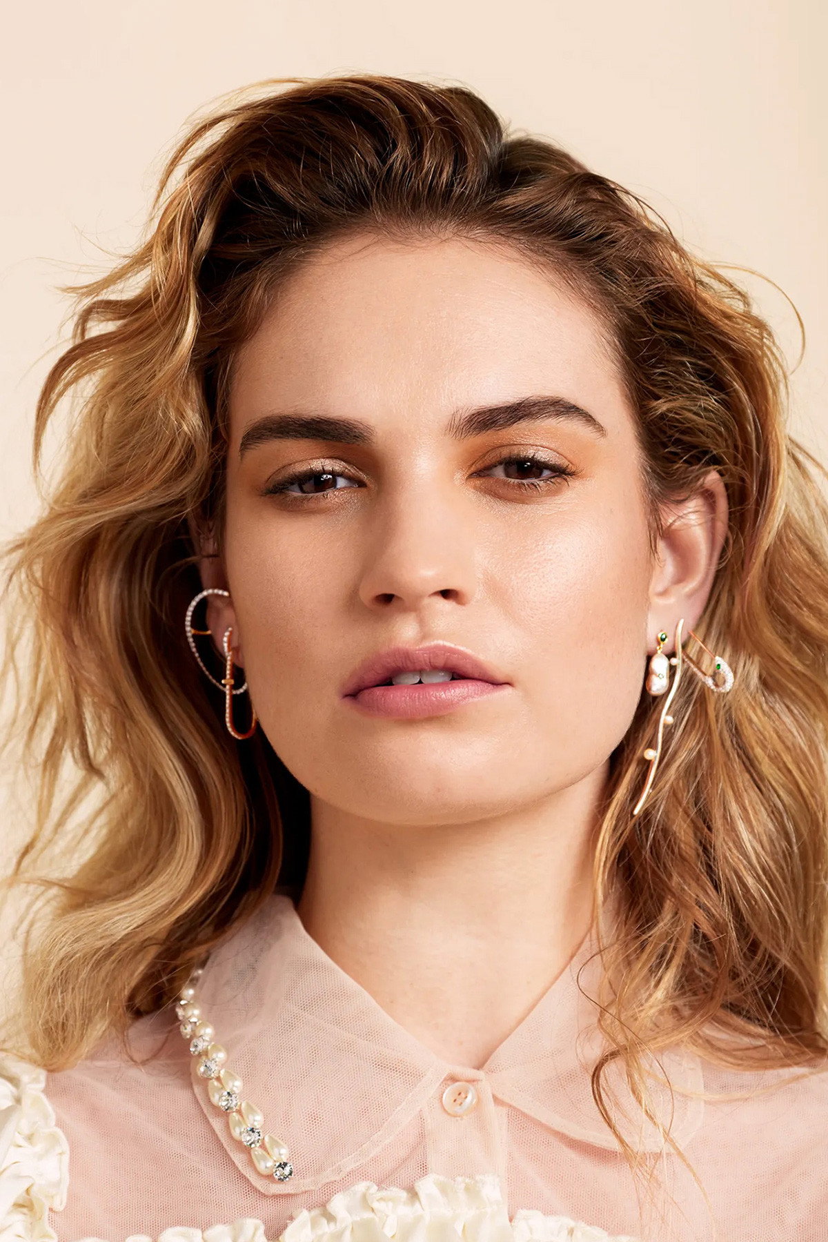 Lily James's poster