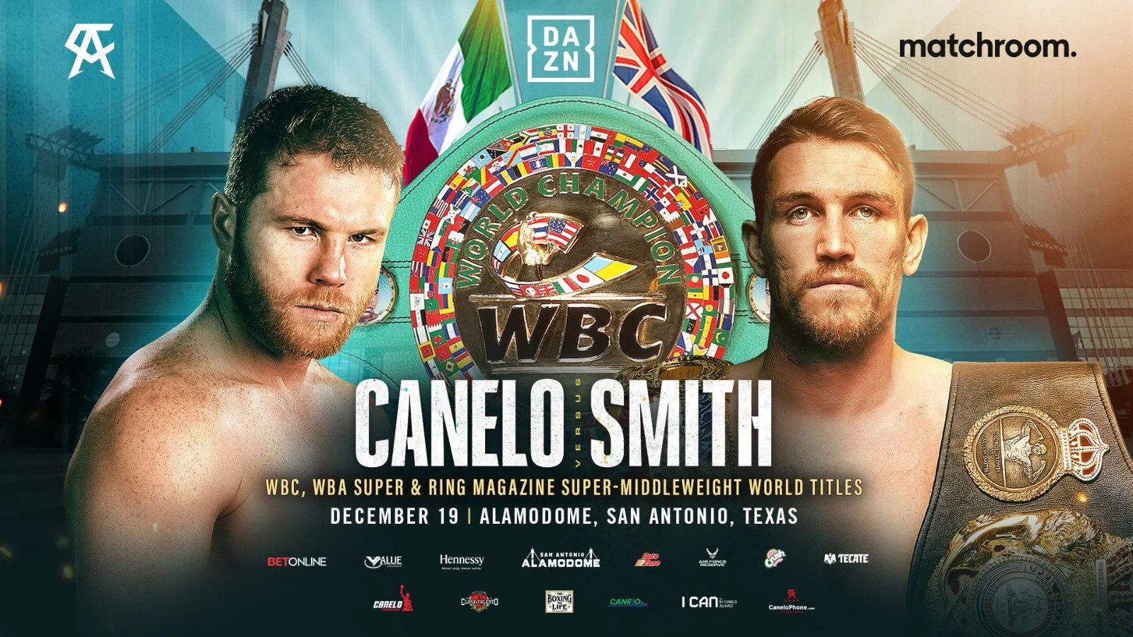 Canelo Alvarez vs. Callum Smith's poster