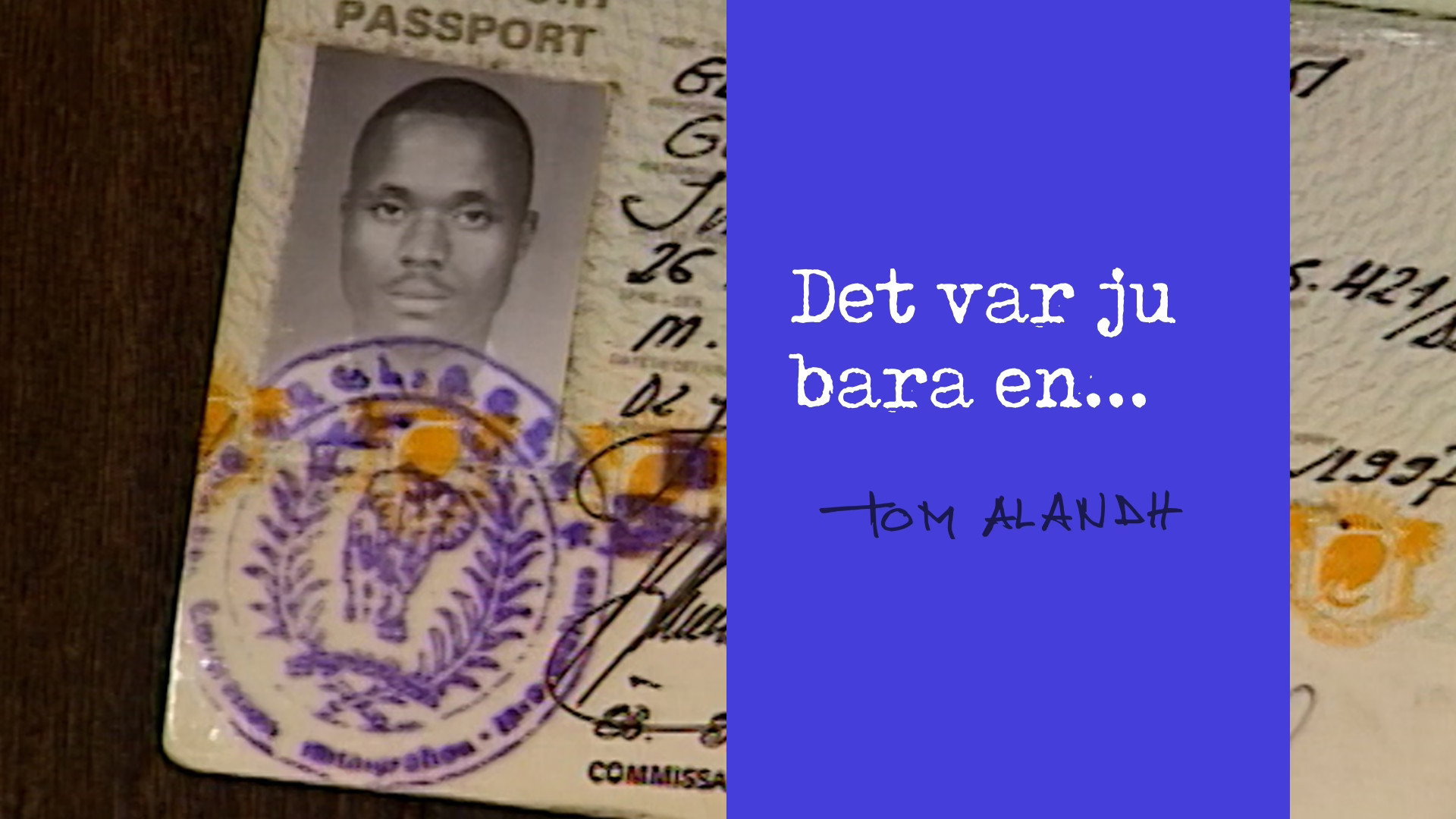 Det var ju bara en...'s poster