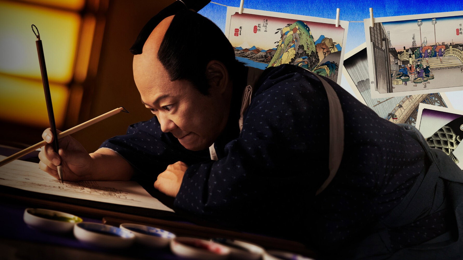 Hiroshige Blue's poster