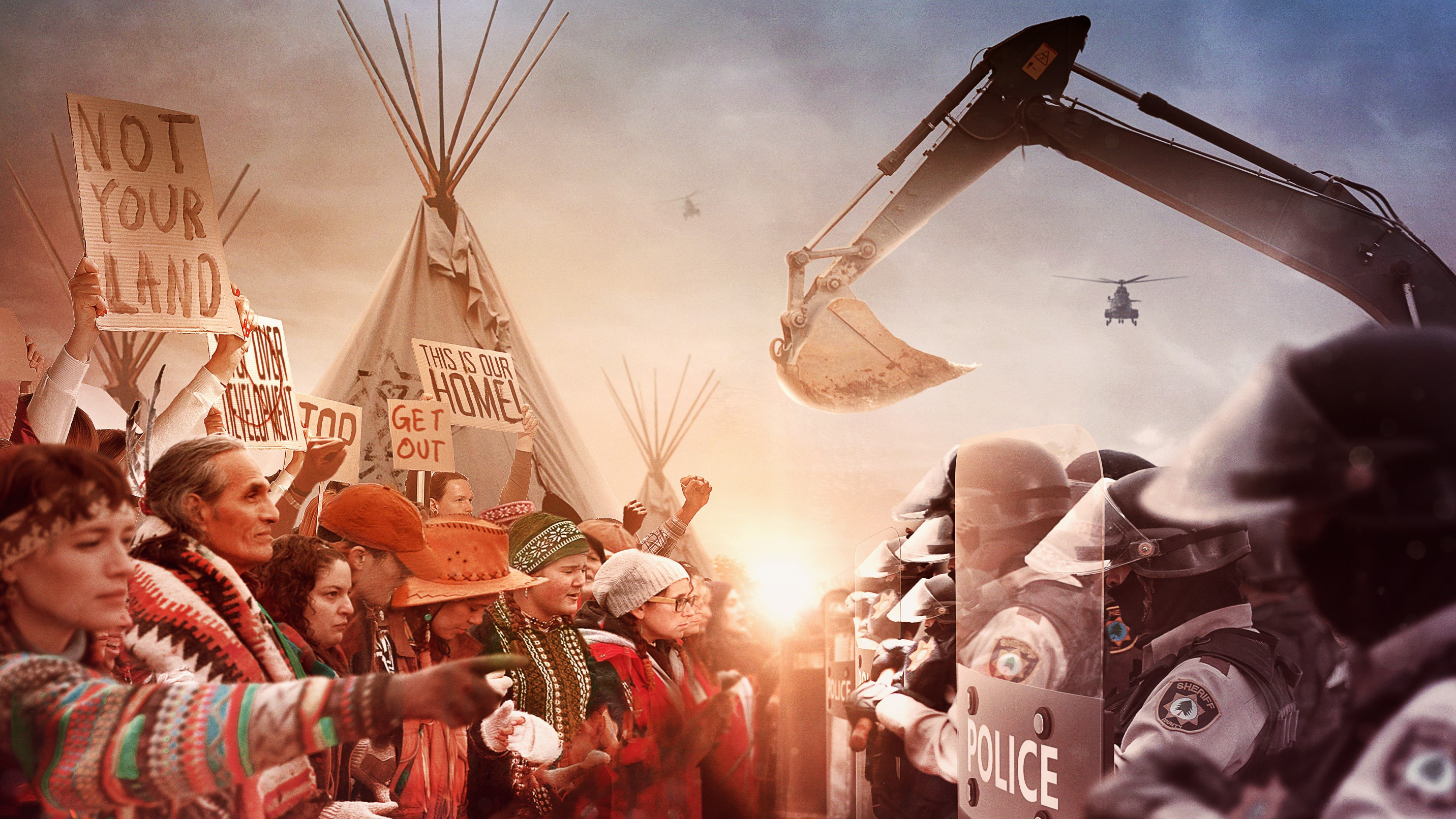 On Sacred Ground's poster